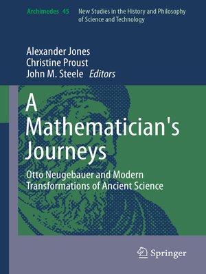 cover image of A Mathematician's Journeys